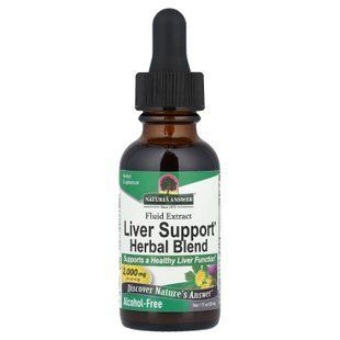 Комплекс трав Nature's Answer (Liver)Support Herbal Blend 2,000 mg, 30 мл Підтримка печінки та жовчного