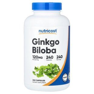 Nutricost Ginkgo Biloba 120 mg 240 капсул Гінкго Білоба