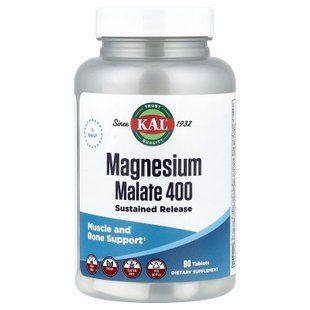 KAL Magnesium Malate 400 90 таблеток Магній