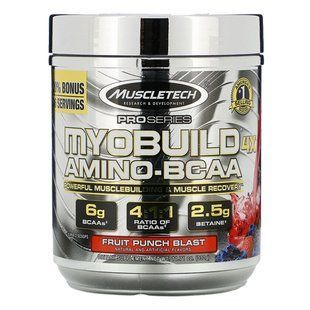 Muscletech MyoBuild 4X 332 грамм Аминокислотные комплексы