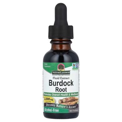 Nature's Answer Burdock Root 2,000 mg 30 мл Другие экстракты