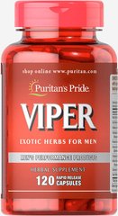 Puritan's Pride Viper 120 капсули швидкого вивільнення Підвищення тестостерону