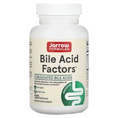 Jarrow Formulas Bile Acid Factors 120 капсул Пробіотики та пребіотики