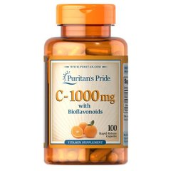 Puritan's Pride Vitamin C-1000 mg with Bioflavonoids 100 капсул