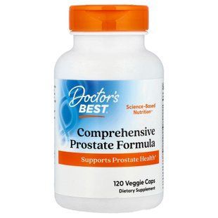 Doctor's Best Comprehensive Prostate Formula 120 растительных капсул Поддержка простаты