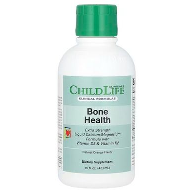 ChildLife Liquid Calcium/Magnesium Formula with Vitamin D3 & Vitamin K2 473 ml Комплекс мультивітамінів для дітей