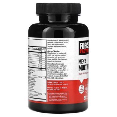 Force Factor Men&rsquo;s Multivitamin 60 tablets Витамины для мужчин
