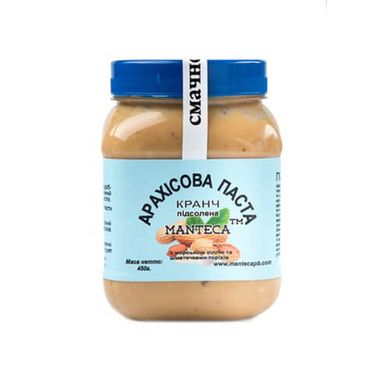 Арахісова паста MantEca солена 450 грам Горіхові пасти