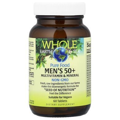 Natural Factors Men's 50+ Multivitamin & Mineral 60 Tablets Витамины для возраста 50+
