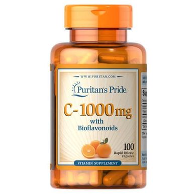 Puritan's Pride Vitamin C-1000 mg with Bioflavonoids 100 капсул Витамин С