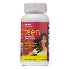 GNC Teen Multivitamin For Girls 12-17 120 табл Комплекси для підлітків