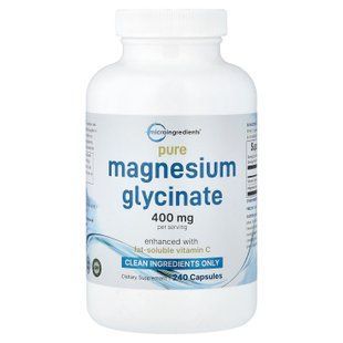 Micro Ingredients Magnesium Glycinate 240 капсул Магній