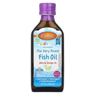 Carlson Kid's Norwegian The Very Finest Fish Oil 800 mg 200 ml Омега-3 для детей