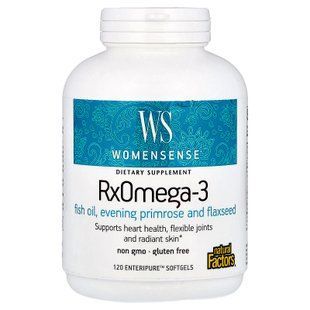 Natural Factors WomenSense RxOmega-3 120 softgels Омега-3