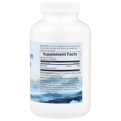 Micro Ingredients Magnesium Glycinate 240 капсул Магній