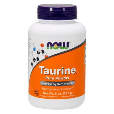 NOW Taurine Pure Powder 227 грамм Таурин