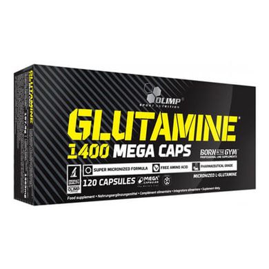 Olimp Glutamine Mega Caps 120 капсул Глютамин