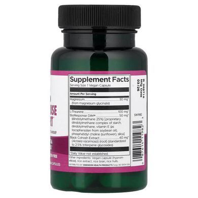 Swanson Nighttime Menopause Support 30 Vegan Capsules Поддержка при менопаузе