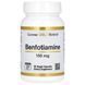 California Gold Nutrition Benfotiamine with L-Leucine 150 mg 90 растительных капсул
