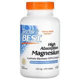 1 025 грн Магній Doctor's Best High Absorption Magnesium 100 mg 240 таблеток