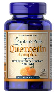 Puritan's Pride Quercetin Complex with Vitamin C 500 mg 100 капс. Кверцетин