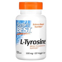 Doctor's Best L-Tyrosine 500 mg 120 капсул