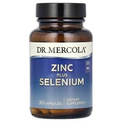 Dr. Mercola Zinc plus Selenium 30 капсул Цинк