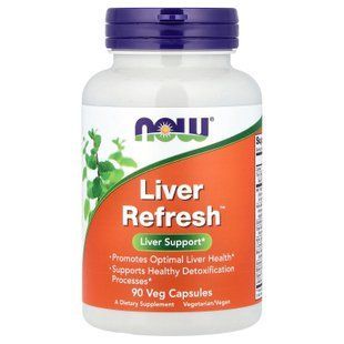 NOW Liver Refresh 90 капсул Комплекс для печінки