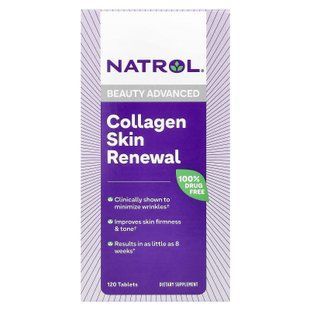 Natrol Collagen Skin Renewal 120 tab Коллаген