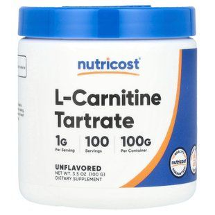 Nutricost L-Carnitine Tartrate 100 г L-Карнитин