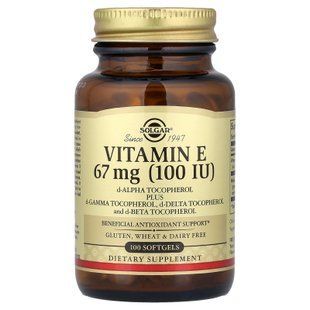 Solgar Vitamin E 67 мг (100 МО) 100 капсул Вітамін Е