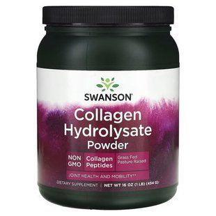 Swanson Collagen Hydrolysate Powder 454 г Колаген