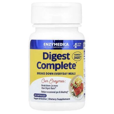 Enzymedica Digest Complete Enzyme Formula 30 капсул Ензими