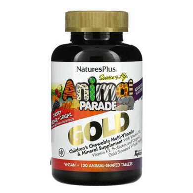 Nature's Plus Children's Multi-Vitamin & Mineral 120 табл Комплекс мультивитаминов для детей