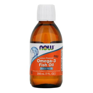 NOW Omega-3 Fish Oil 200 мл Омега-3