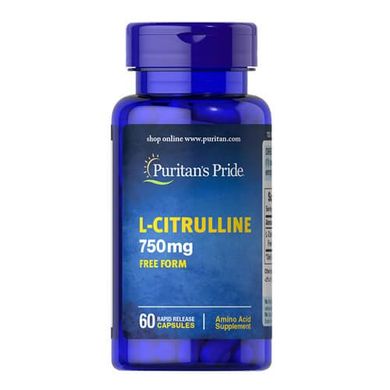 Puritan's Pride L-Citrulline 60 капсул Цитруллин