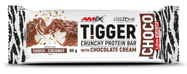 AMIX TiggerZero Choco Protein Bar - 60г Протеїнові батончики