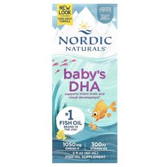 Nordic Naturals Baby's DHA 60 мл Омега-3 для дітей