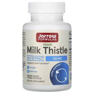 Jarrow Formulas Vegan Milk Thistle 150 mg 100 растительных капсул (04.2027) Расторопша (Силимарин)