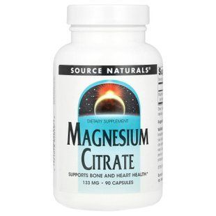 Source Naturals Magnesium Citrate 90 caps Магний