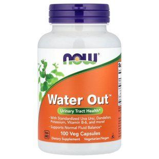 NOW Water Out 100 капсул Інші екстракти