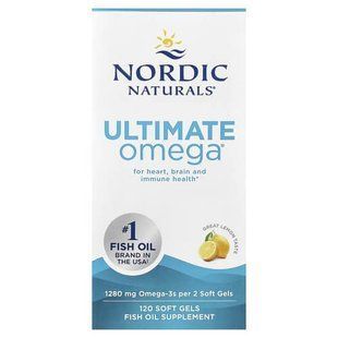 Nordic Naturals Ultimate Omega (1280 mg) 120 рідких капсул Омега-3