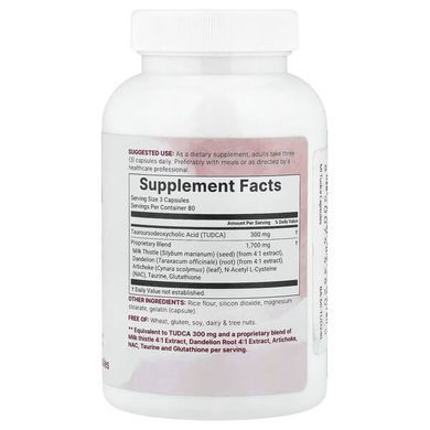 Micro Ingredients TUDCA 240 капсул Жовчні кислоти