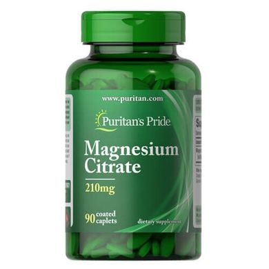 Puritan's Pride Magnesium Citrate 210mg 90 таб Магний