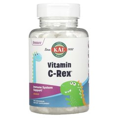 KAL Dinosaurs Vitamin C-Rex Orange 100 жевательных таблеток Витамин С