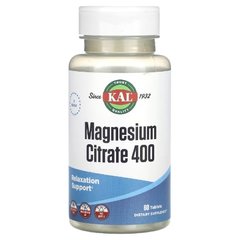 KAL Magnesium Citrate 400 mg 60 таб Магній