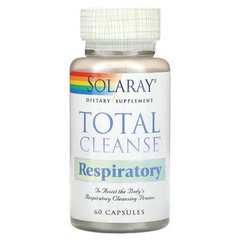 Solaray Total Cleanse Respiratory 60 капсул Комплекси