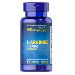 Puritan's Pride L-Arginine 500 mg 100 капсул