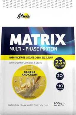 FitWin MATRIX Multi-Phase Protein 77% 900 g Протеин