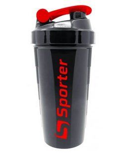 Sporter Shaker KL-7007 700 мл - чорний (з пружинкою) Шейкери